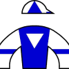 Racing silks of Buckland Farm which was owned by Thomas Mellon Evans, Sr.