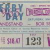 Ticket from the 1965 Kentucky Derby.
