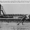 Shut Out after winning the 1942 Belmont Stakes with trainer, John Gaver with Eddie Arcaro, up.