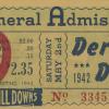 Ticket from the 1942 Kentucky Derby.