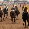 Swale headed down the stretch in the 1984 Kentucky Derby.